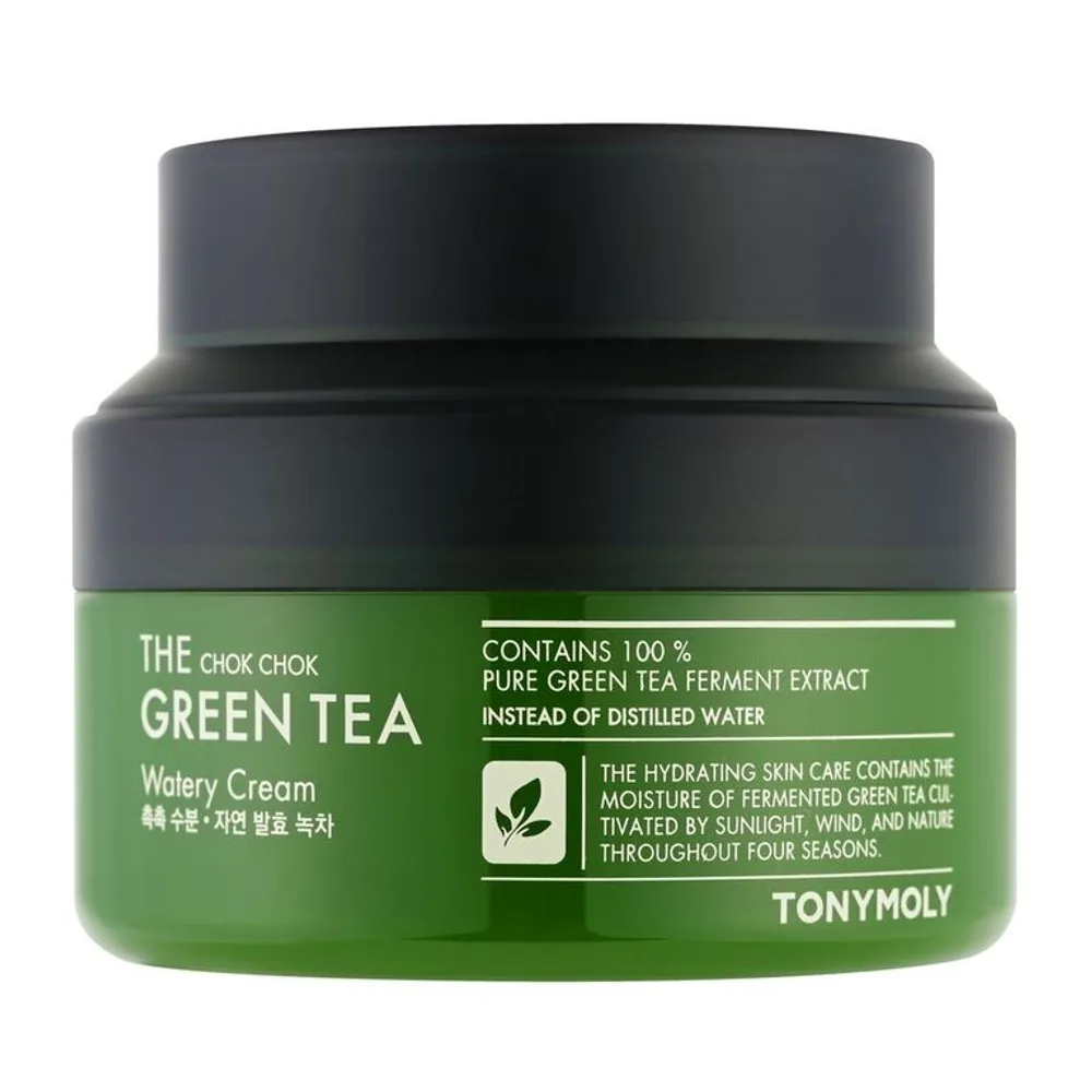 Tonymoly The Chok Chok Green Tea Watery Cream Geeljas näokreem rohelise tee ekstraktiga 60ml